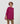 Poncho manches 3/4 cachemire - Fuchsia