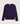Cashmere rundhalset sweater - Mørk lilla
