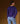 Cashmere rundhalset sweater - Mørk lilla