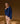 Cashmere sweater med rund hals - Navy Blue