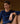 Cashmere sweater med rund hals - Navy Blue