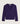 Cashmere V-hals sweater - Mørk lilla