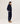Ærmeløs cashmere dunjakke - Navy Blue