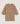 Cashmere 3/4 ærmet poncho - Camel Brown