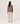 Oversized kashmir sweater med V-hals - Beige