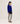 Oversized V-hals kashmir sweater - Ultramarine Blue