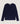 Oversized kashmir sweater med V-hals - Navy Blue