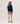 Openwork cashmere cardigan - Navy Blue