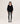 Oversized V-hals kashmir sweater - Sort