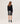 Cashmere sweater med tunesisk krave - Sort