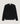 Cashmere sweater med tunesisk krave - Sort