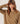 Cashmere sweater med rund hals - Camel Brown