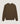 Merinouldsweater med rund hals - Bark Brown