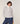 Kort merino uld vest - Hvid