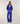 Kort merinouldsvest - Ultramarine Blue