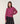 Pull col rond en laine mérinos - Fuchsia