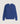 Merinould sweater med tunesisk krave - Sapphire Blue