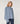 Oversized sweater i chunky lyngstrik - Blå