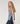 Chunky strik ærmeløs sweater - Blå