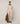 Short fitted wool cardigan with puff sleeves - Marl beige