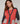 Tricolour merino wool cardigan - Orange Corail