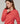 Merinould sweater med rund hals - Orange Corail