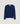 Round neck merino wool sweater - Petrol Blue