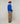 Merinouldsweater med rund hals - Sapphire Blue