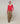 Merinouldsweater med asymmetrisk hals - Framboise
