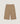 Bermudashorts i bomuld - Mørk beige