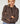 Milano kort dobbeltradet strikjakke - Taupe Brown