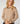 Strikket sweater med rund hals - Beige